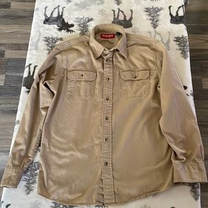 Wrangler Mens Long Sleeve Shirt Medium